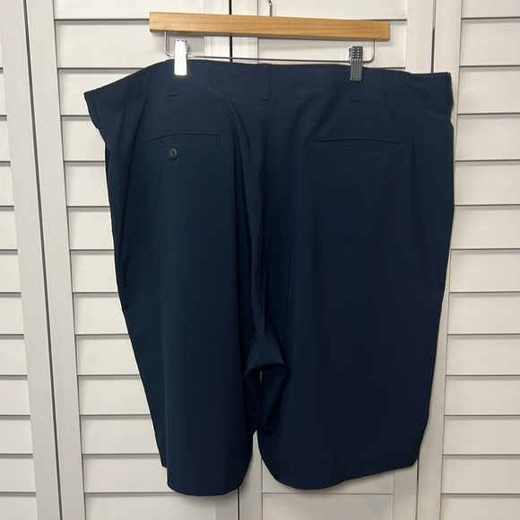 Ben Hogan Performance Flat Front Flex Waistband Golf Shorts Size 46 Navy - Picture 5 of 8